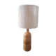 Ceramic lamp and rope lampshade