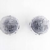 Pair of wall lamps or ceiling lamps 1960