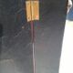 Oriental mirror leather and nails 28x55cm