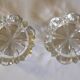 Lot de 2 cendriers / vide poches en cristal de Reims
