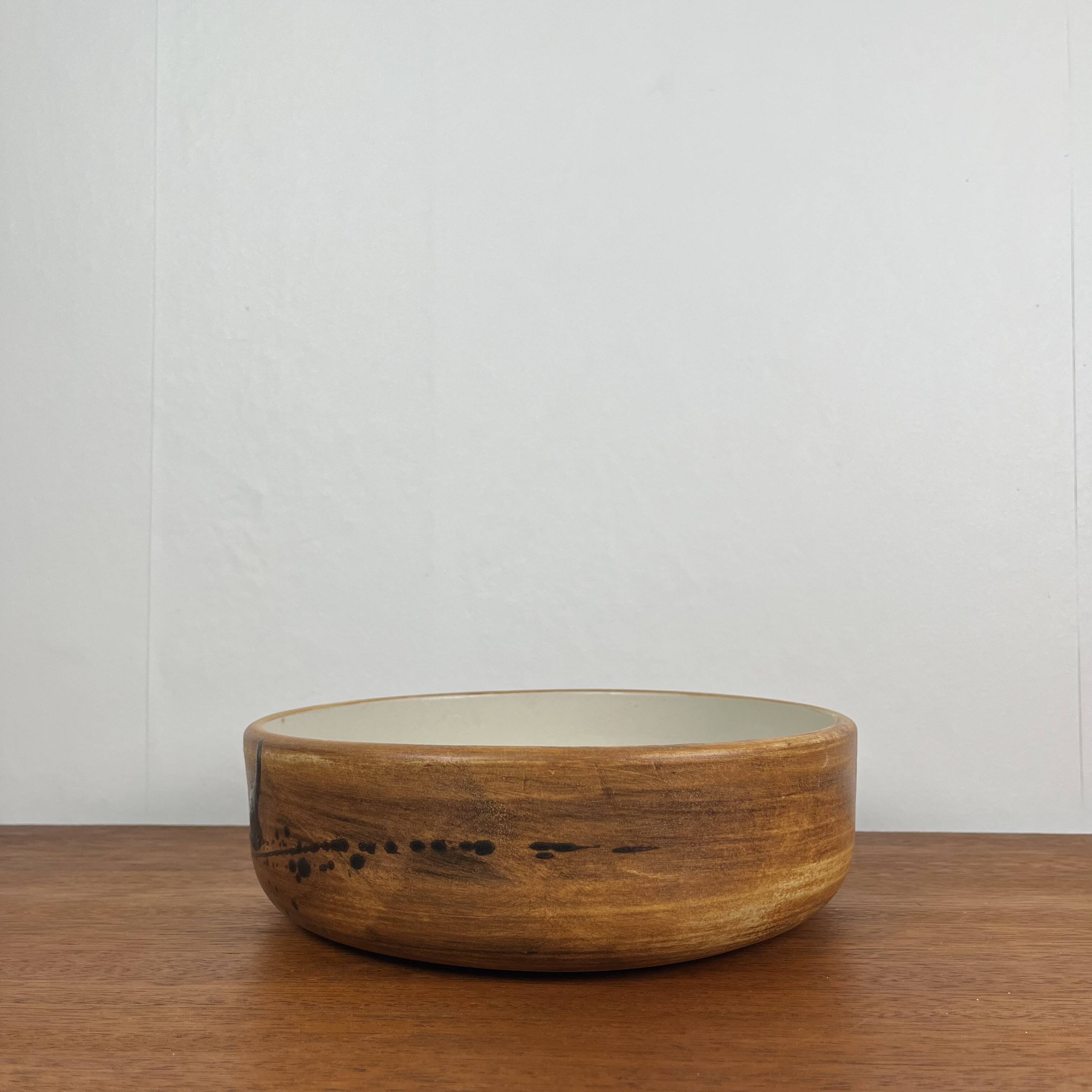 Salad bowl "La Colombe", 1950/60 by Madeleine Brault