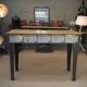Console furniture from the Banque de France metal 1950