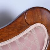 Ensemble de sièges restauré en chêne Biedermeier, noyer, construction stable, Autriche, années 1840
