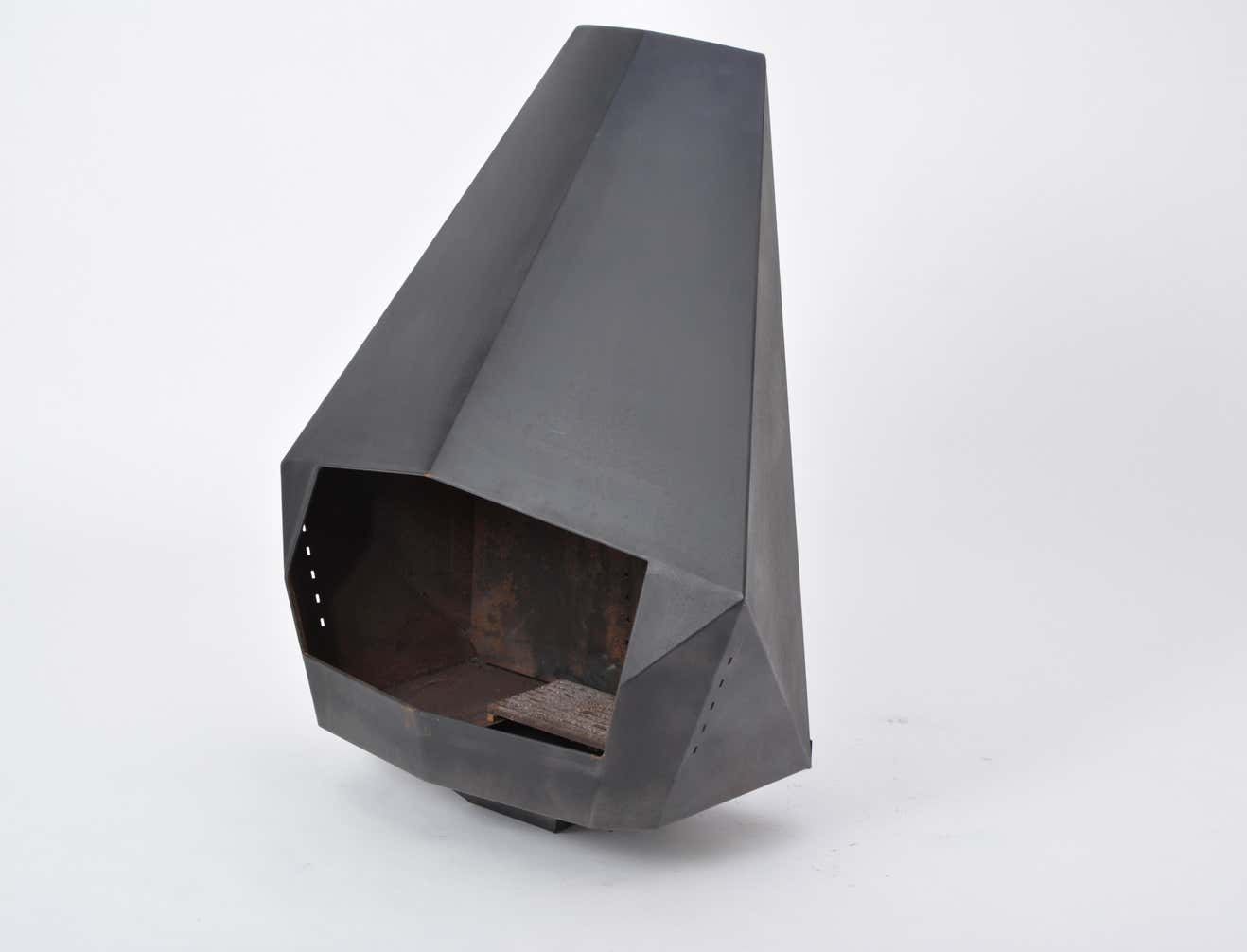 Modern steel fireplace model 5005 from Don Bar Design
