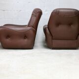 Pair of "space age" armchairs. Circa 1970