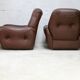 Pair of "space age" armchairs. Circa 1970