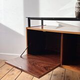 Bar cabinet on wheels