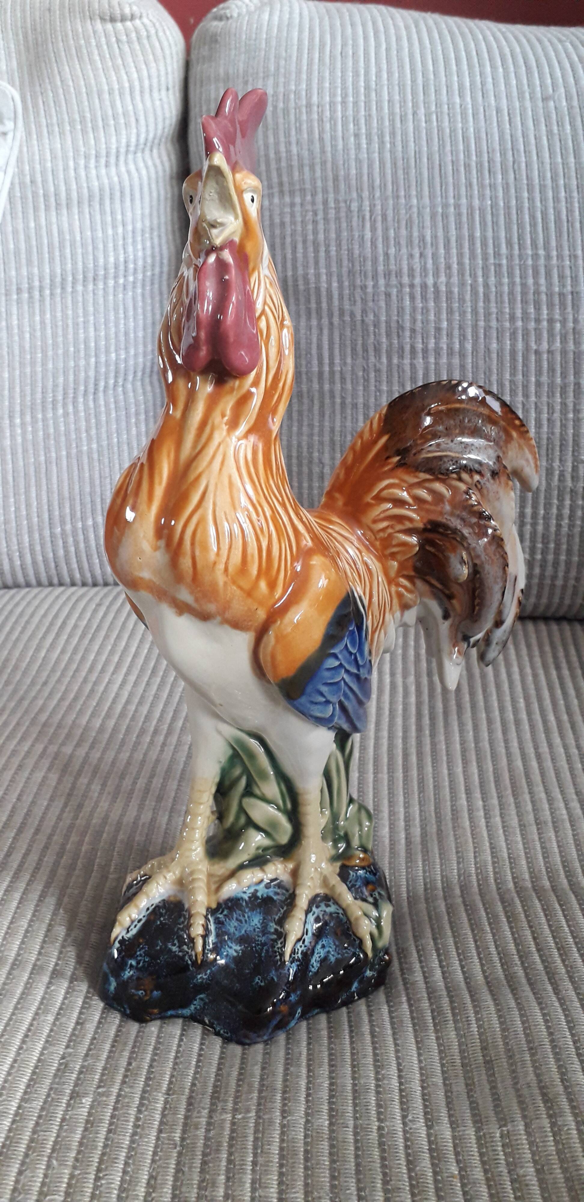 Very original vintage ceramic rooster