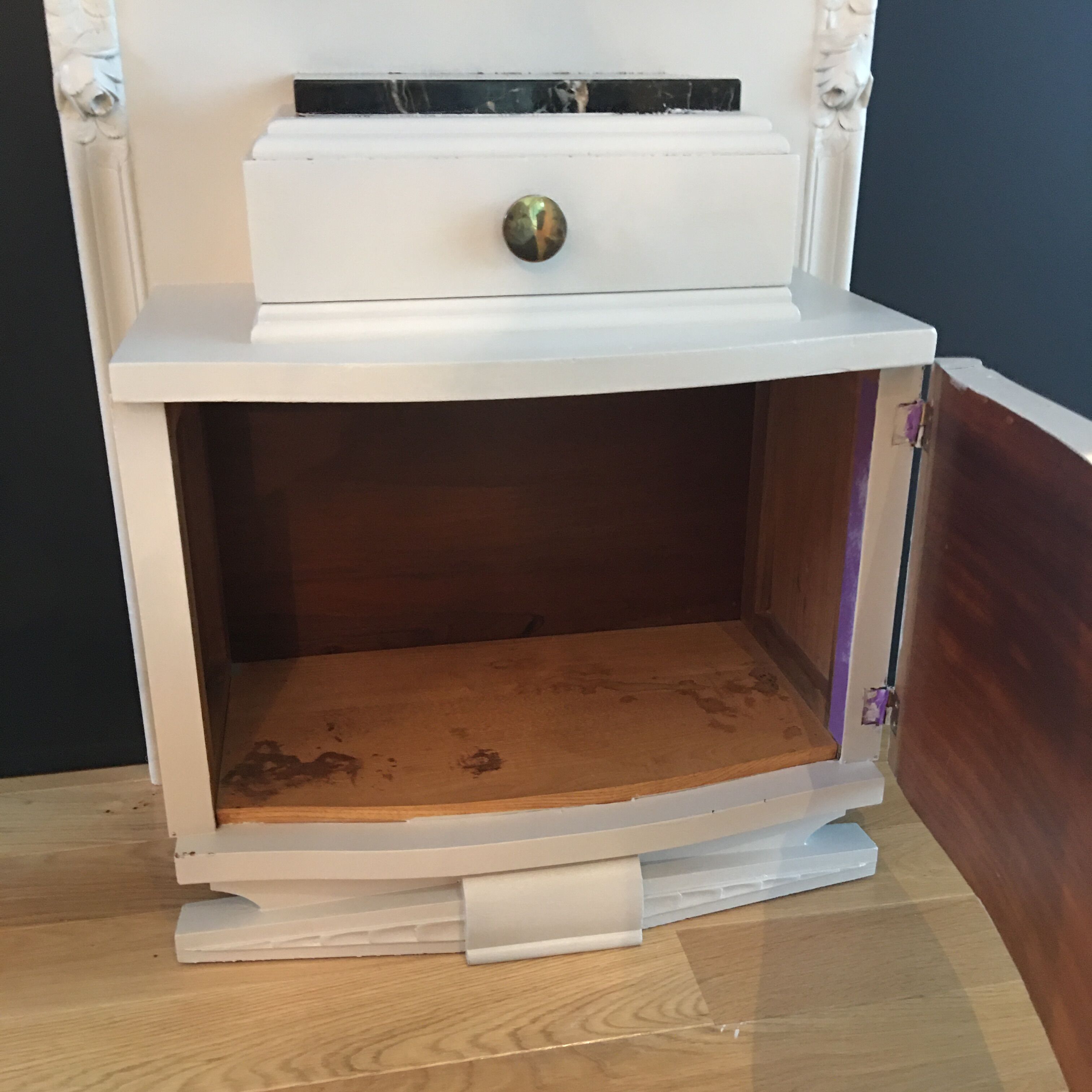 Furniture art deco tablet marble