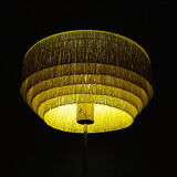 Vintage model G - 110 silk fringe floor lamp by Hans-Agne Jakobsson brass