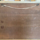 Relief painting signed Guillot mountain village