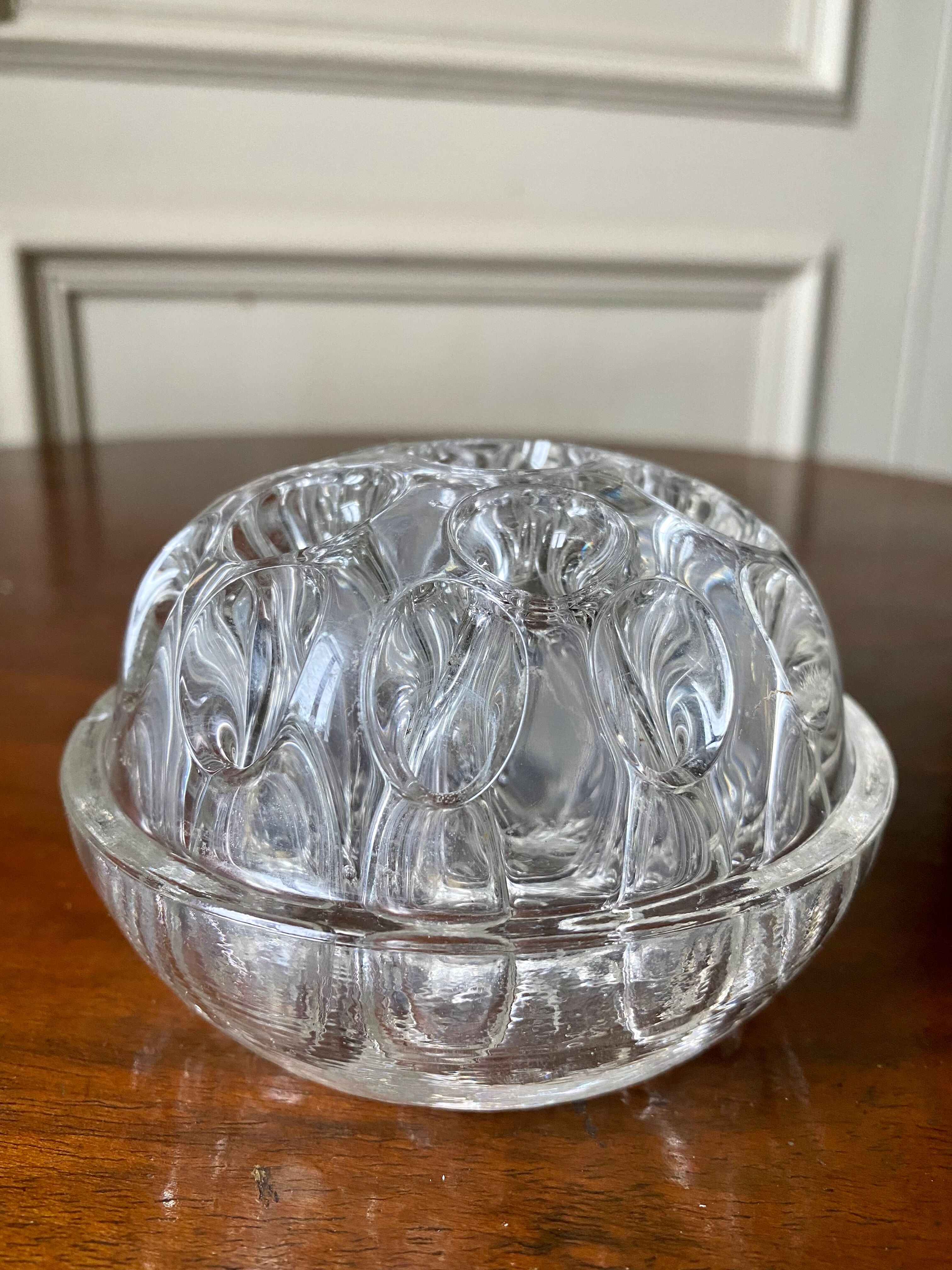 Ancient glass flower spade