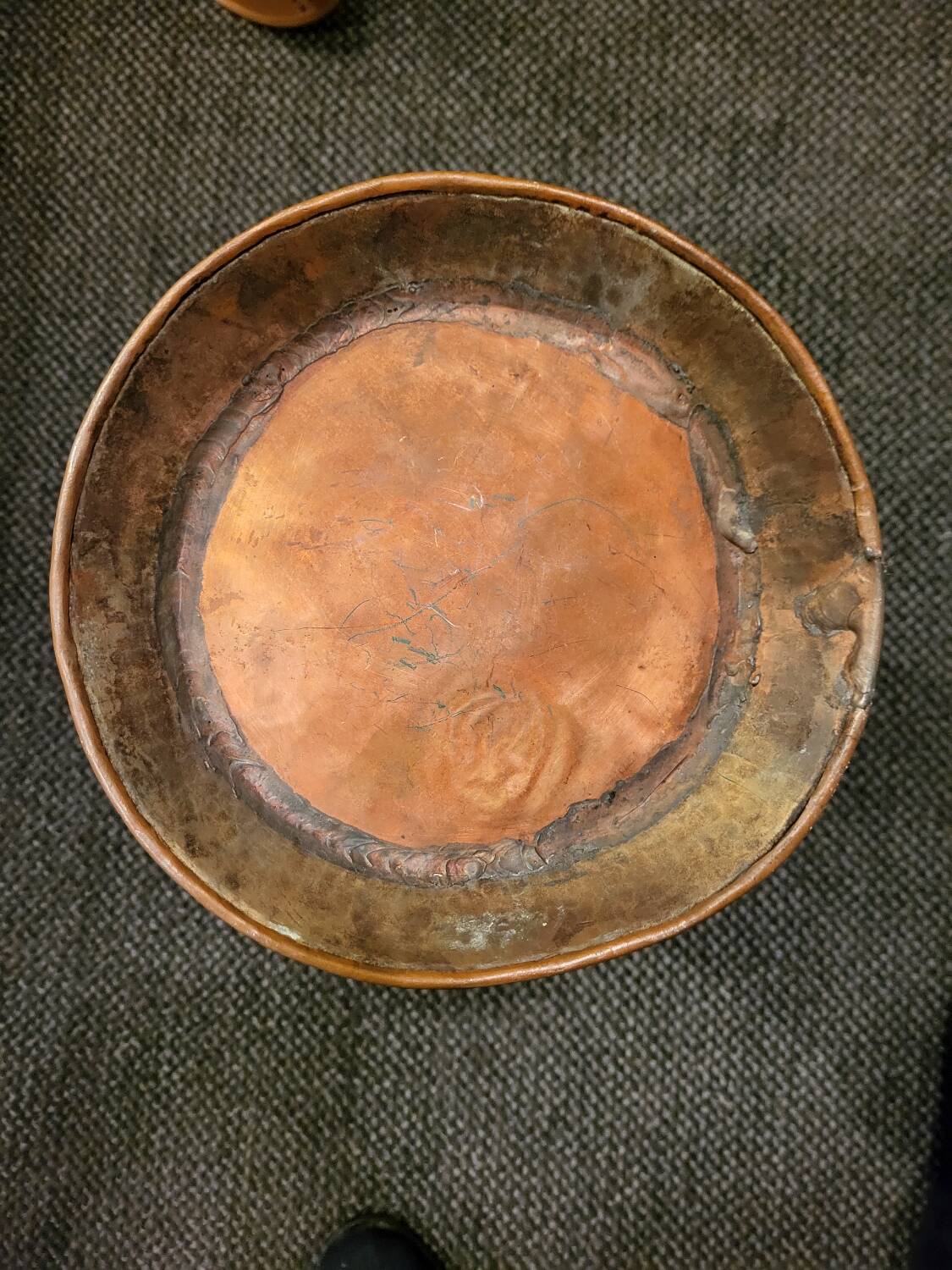 Copper umbrella stand