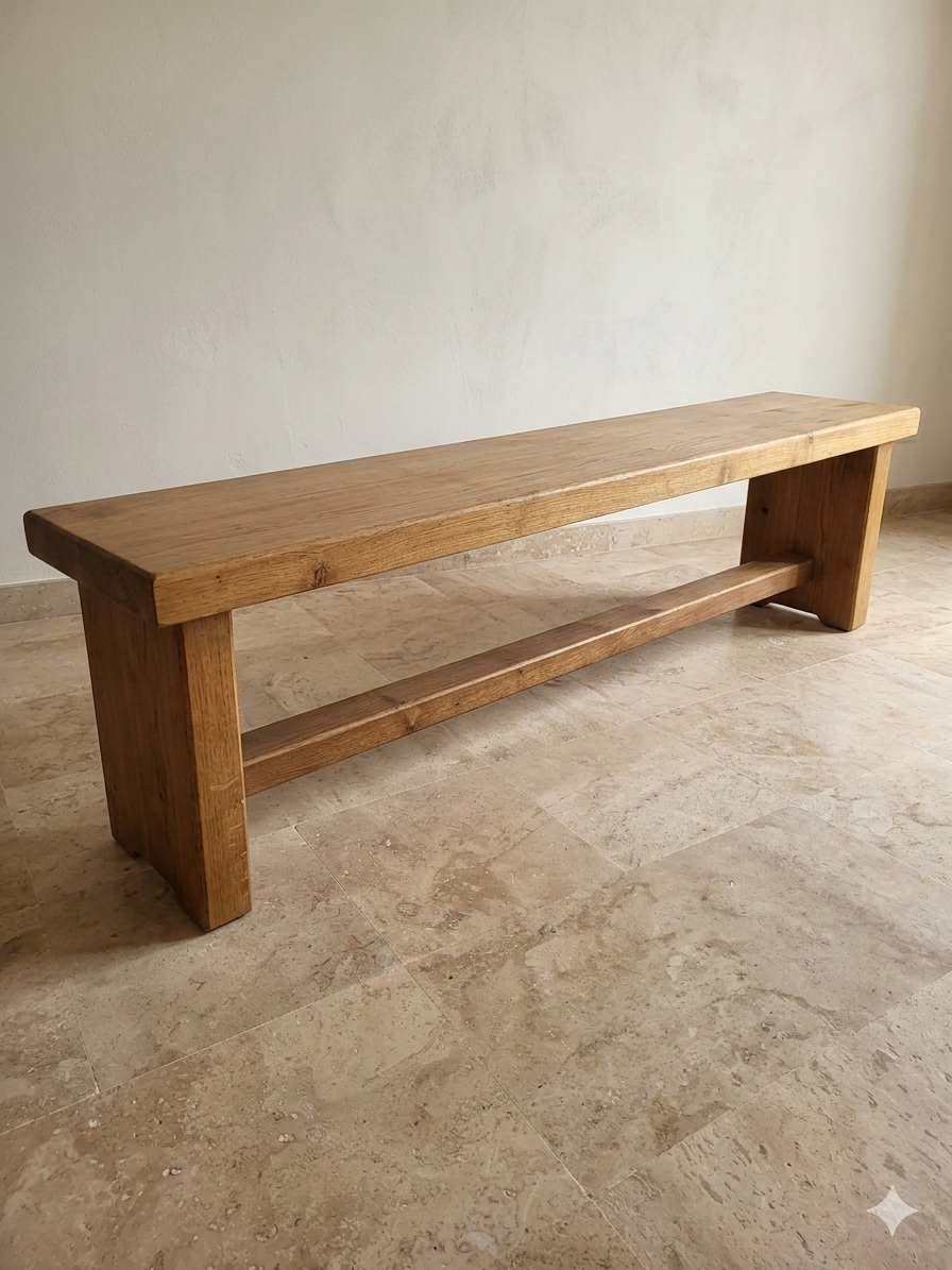 Table in solid elm