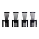 Elegant postmodern dining chairs by Pietro Costantini, Italy 1980s