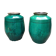 Pair of Japanese enameled stoneware vases