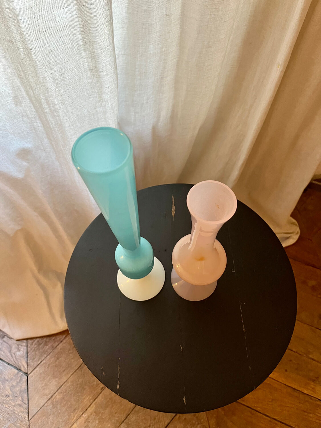 Lot of blown glass vases
