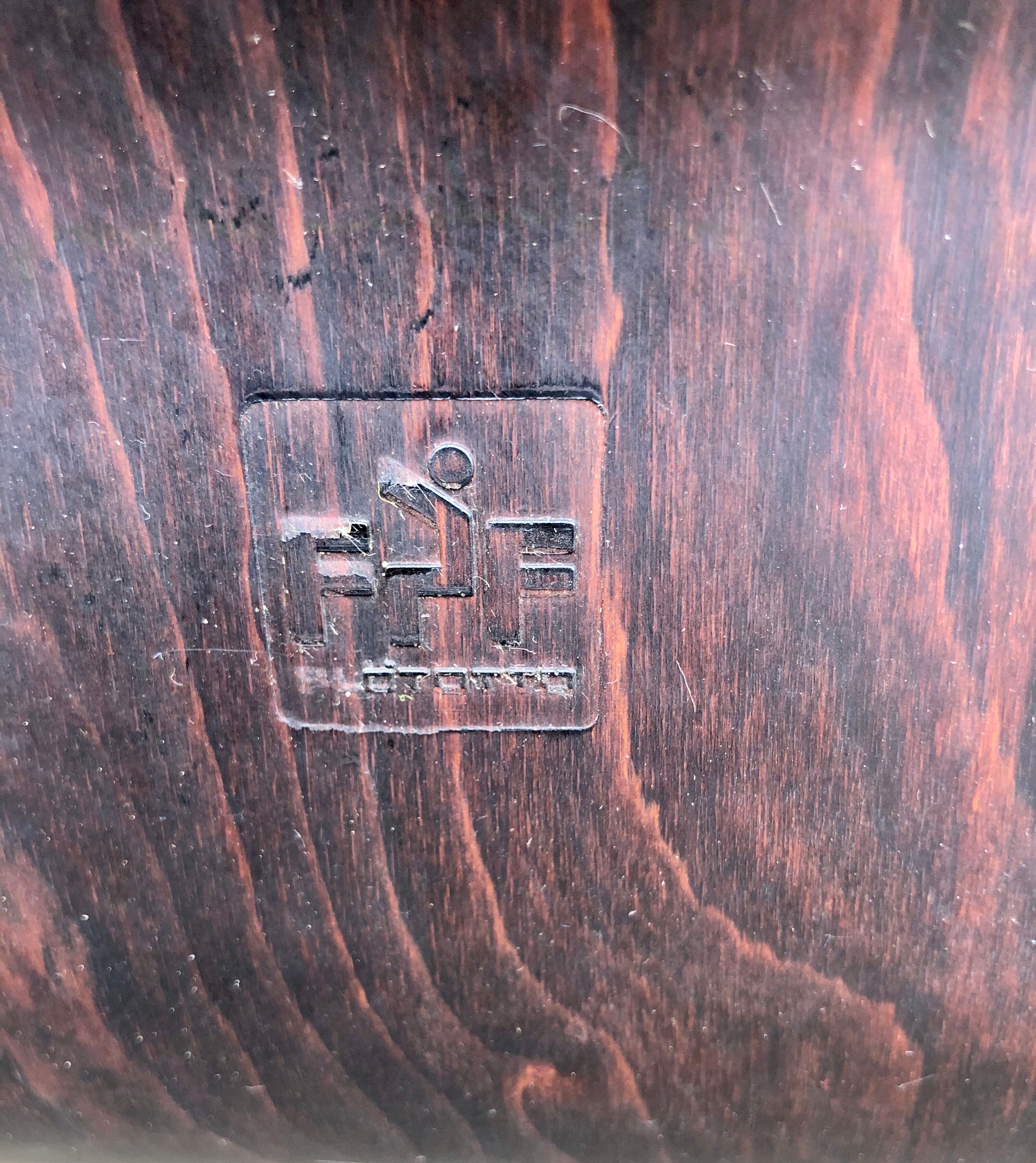 Lot of 4 vintage Flototto chairs