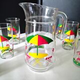 Orange service Screen-printed décor