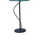 Table d'appoint en verre Artelano au design vintage français postmoderne.