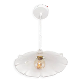 Vintage opaline pendant lamp