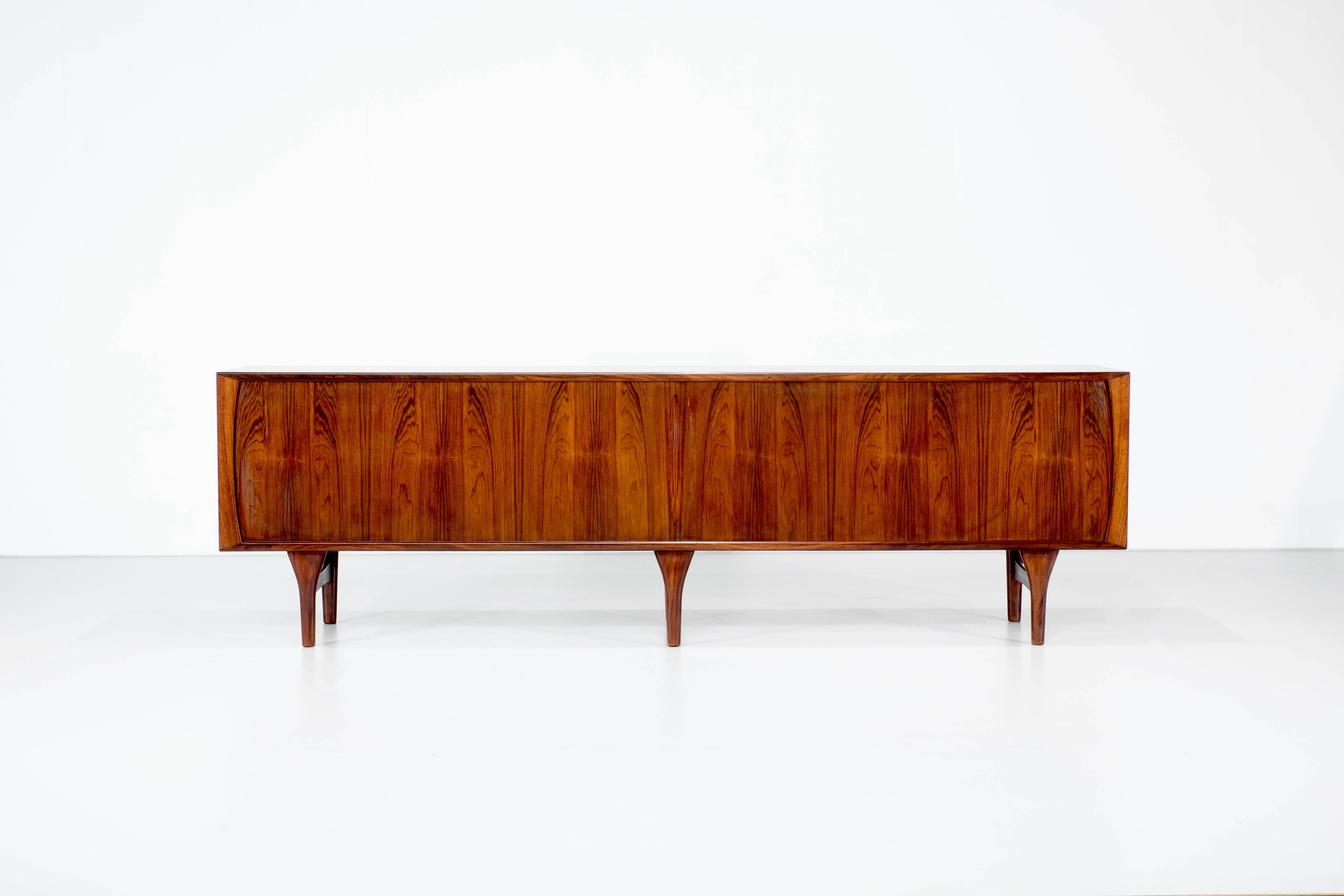 Enfilade designed by Henning Kjaernulf for Bruno Hansen, Denmark 1960s.