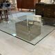 Large Coffee Table - Glass 120 x 120 - Designer