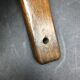 Hand-facing mirror in vintage wood year 70