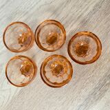 Set de 5 verres à liqueur Luminarc étoile rose