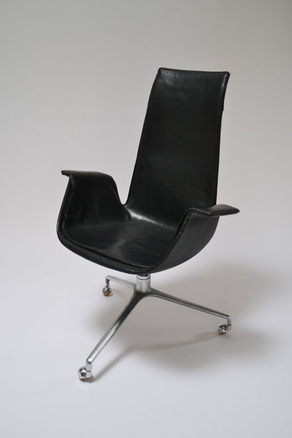 Fauteuil de bureau ''6725'' par Preben Fabricius et Jørgen Kastholm pour Kill International, c. 1965