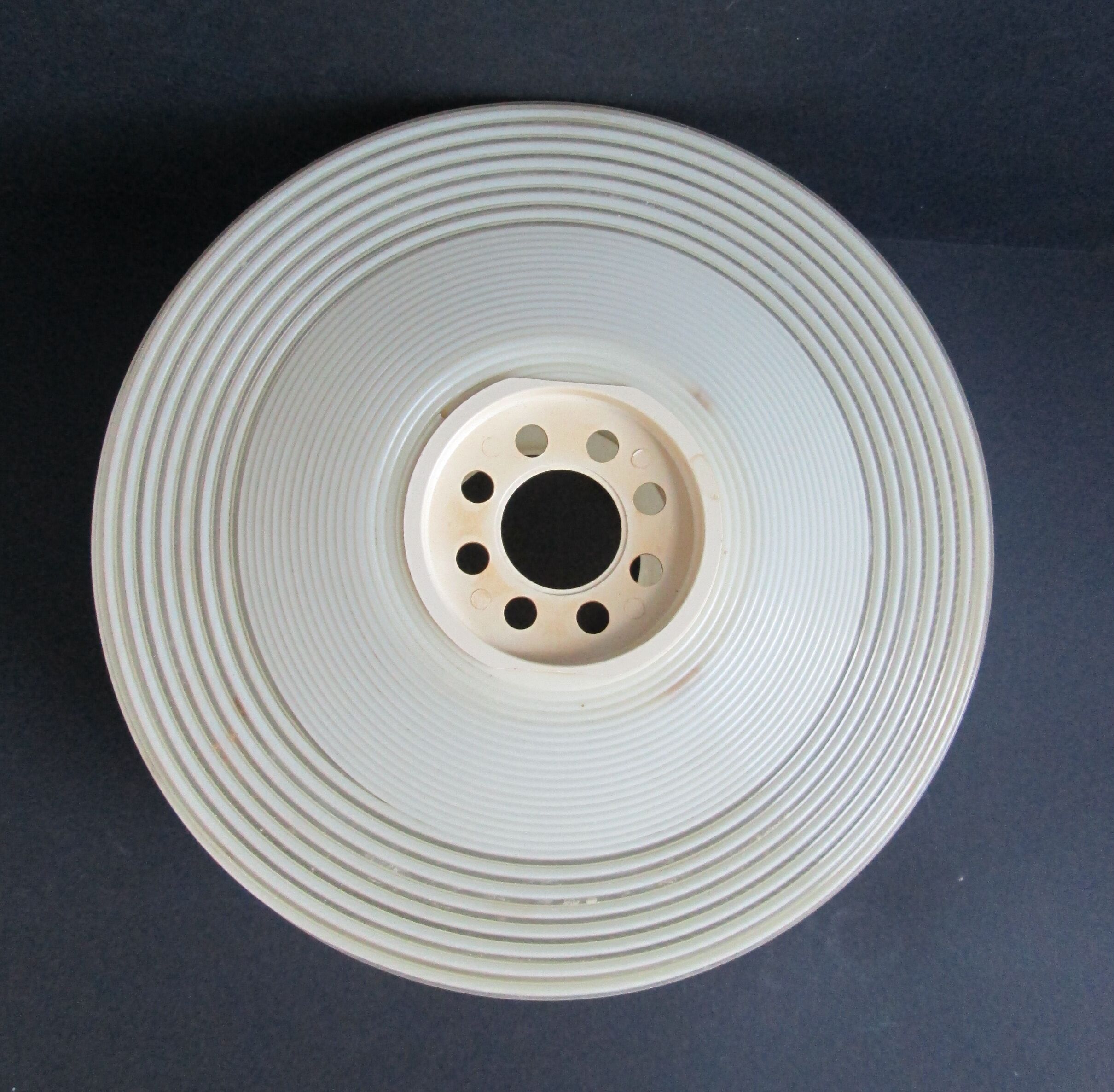 1960s  original vintage hanging / pendant two colour spaghetti lamp designed by Yasha Heifetz for Rotaflex