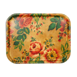 Flowery resin tray