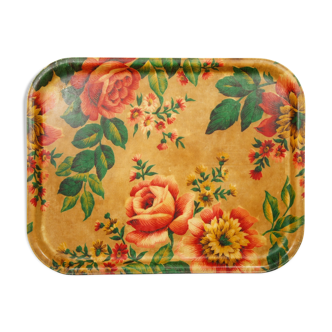 Flowery resin tray