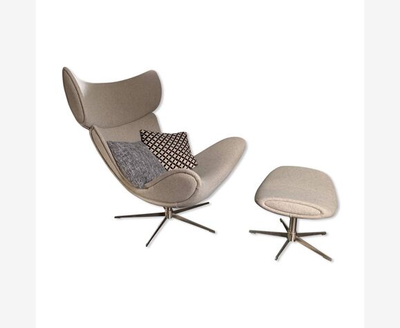 Imola armchair & ottoman Bo Concept
