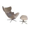 Imola armchair & ottoman Bo Concept