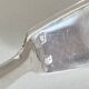 Antique butter dish Coquillor-glace in silver-plated metal and its knife.