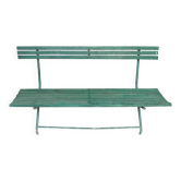 Banc de jardin ancien pliant.