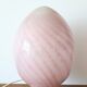 Pink glass egg lamp 70s