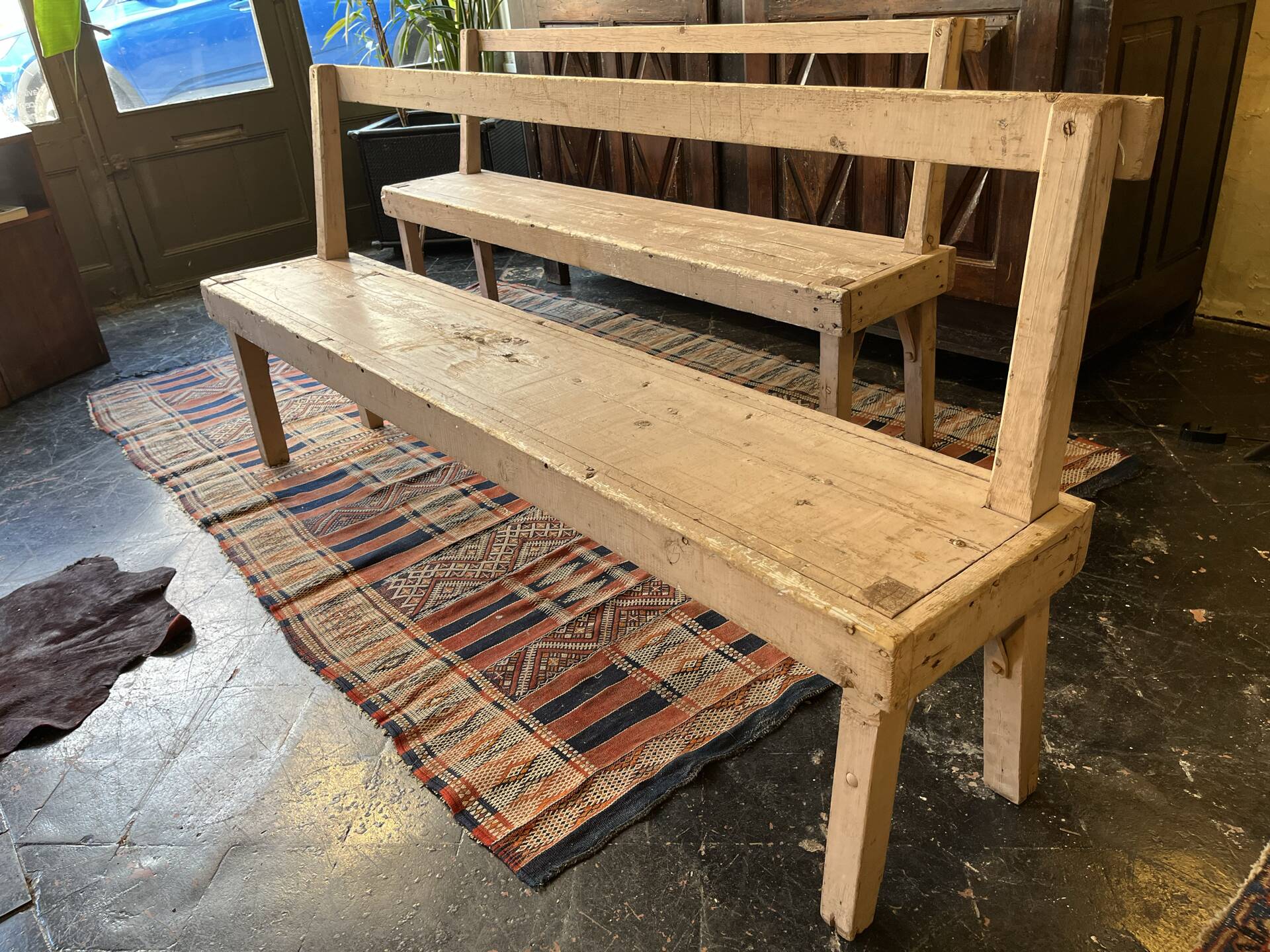 Vintage bench pair