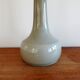 Lampe de bureau vintage en verre gris 1960s