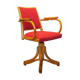 1950's Bentwood Swivel Armchair by Ligna Prague