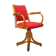 1950's Bentwood Swivel Armchair by Ligna Prague