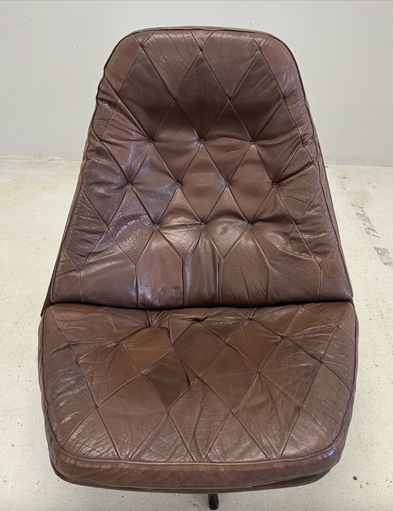 Vintage Danish Reclining Lounge Chair By Madsen & Schübel, 1970S