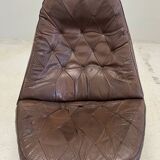 Vintage Danish Reclining Lounge Chair By Madsen & Schübel, 1970S