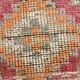 3x12 Pale Orange & Pink Vintage Wool Runner Rug, 86x352Cm