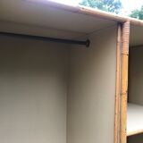 Vintage rattan cabinet