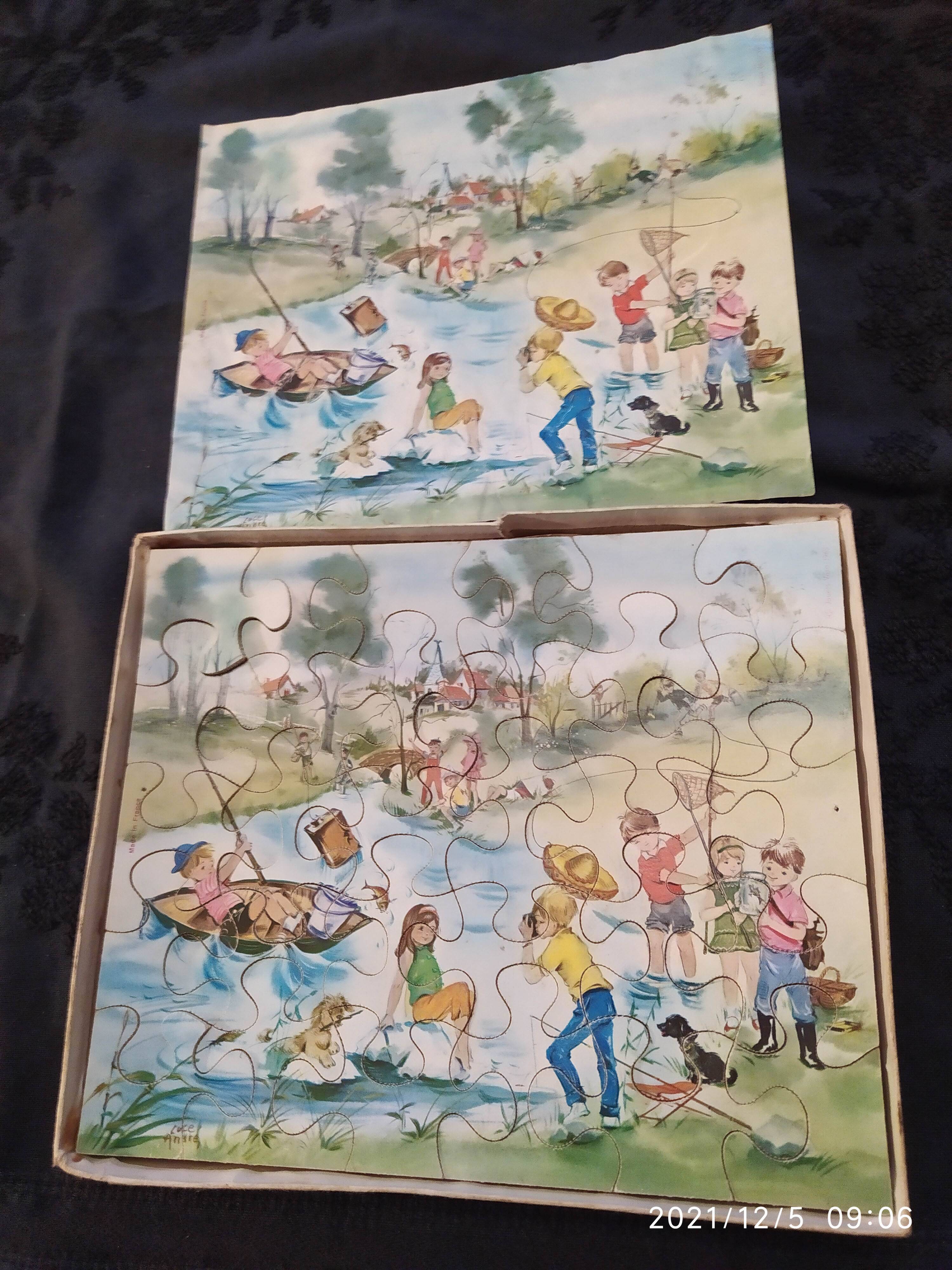 Puzzle vintage Jouets Véra