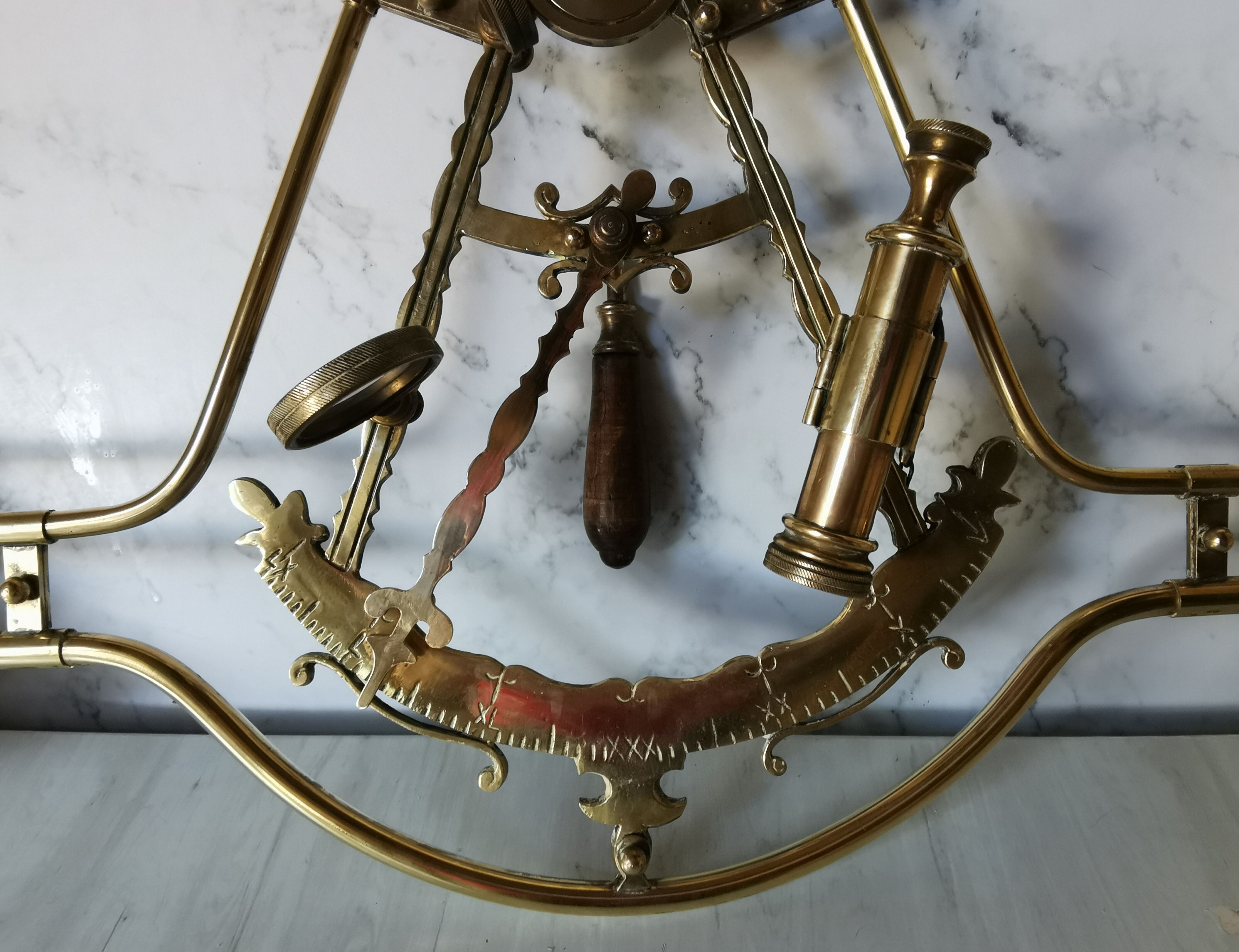 Brass billiard chandelier marine decoration