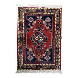 Vintage European Persian-style Shiraz rug 100 cm x 142 cm 1950s - 1C1232