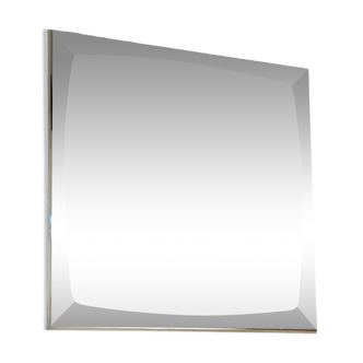 Miroir chromé années 70, 71 cm